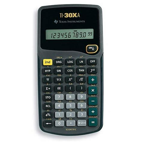 texas instruments ti-30x scientific calculator|More.